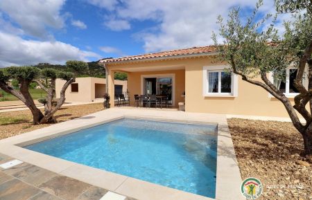 G&icirc;te n&deg;294715 Saint-Sauveur-de-Cruzi&egrave;res - Ard&egrave;che - Villa avec piscine priv&eacute;e, abri, p&eacute;tanque, et terrasse couverte