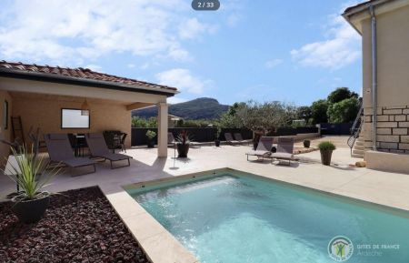 G&icirc;te n&deg;294720 Saint-Sauveur-de-Cruzi&egrave;res - Ard&egrave;che - Maison ind&eacute;pendante avec piscine priv&eacute;e,pool house et terrain clos