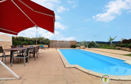 G&icirc;te n&deg;126722 Lagorce - Ard&egrave;che - Villa avec piscine priv&eacute;e et terrain de p&eacute;tanque