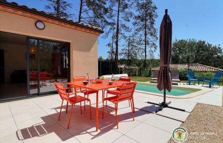 Villa indépendante avec piscine privée sécurisée Gîte n°304720 Salavas - Ardèche - Villa indépendante avec piscine privée sécurisée