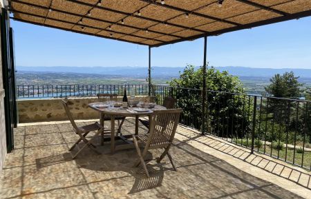 G&icirc;te n&deg;324702 Tournon-sur-Rh&ocirc;ne - Ard&egrave;che - Terasse avec vue panoramique sur la vall&eacute;e du Rh&ocirc;ne