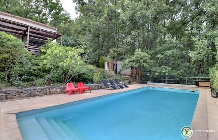 Piscine privée Gîte n°328713 Vagnas - Ardèche - Piscine privée