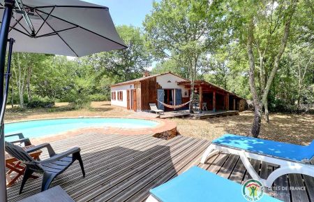 G&icirc;te n&deg;207720 Saint-Alban-Auriolles - Ard&egrave;che - Maison ind&eacute;pendante, Piscine privative et jardin ombrag&eacute; sans vis &agrave; vis