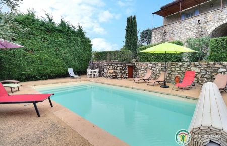 Le Mas des Oliviers avec piscine privée Gîte n°211009 Saint-André-de-Cruzières - Ardèche - Le Mas des Oliviers avec piscine privée