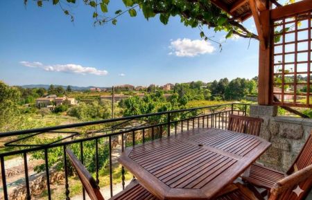 G&icirc;te n&deg;117061 Lablach&egrave;re - Ard&egrave;che - vue depuis le balcon du gite