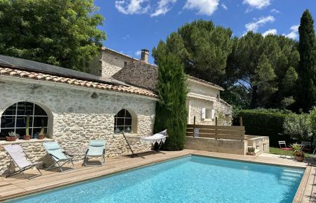 G&icirc;te n&deg;264707 Saint-Marcel-d'Ard&egrave;che - Ard&egrave;che - Piscine partag&eacute;e 5mx10m