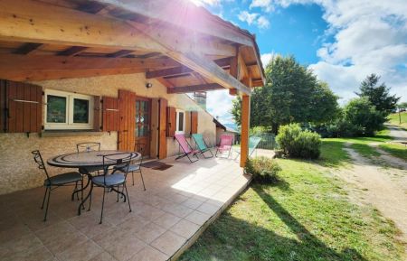 G&icirc;te n&deg;297012 Saint-Sylvestre - Ard&egrave;che - Terrasse couverte du G&icirc;te Bleu