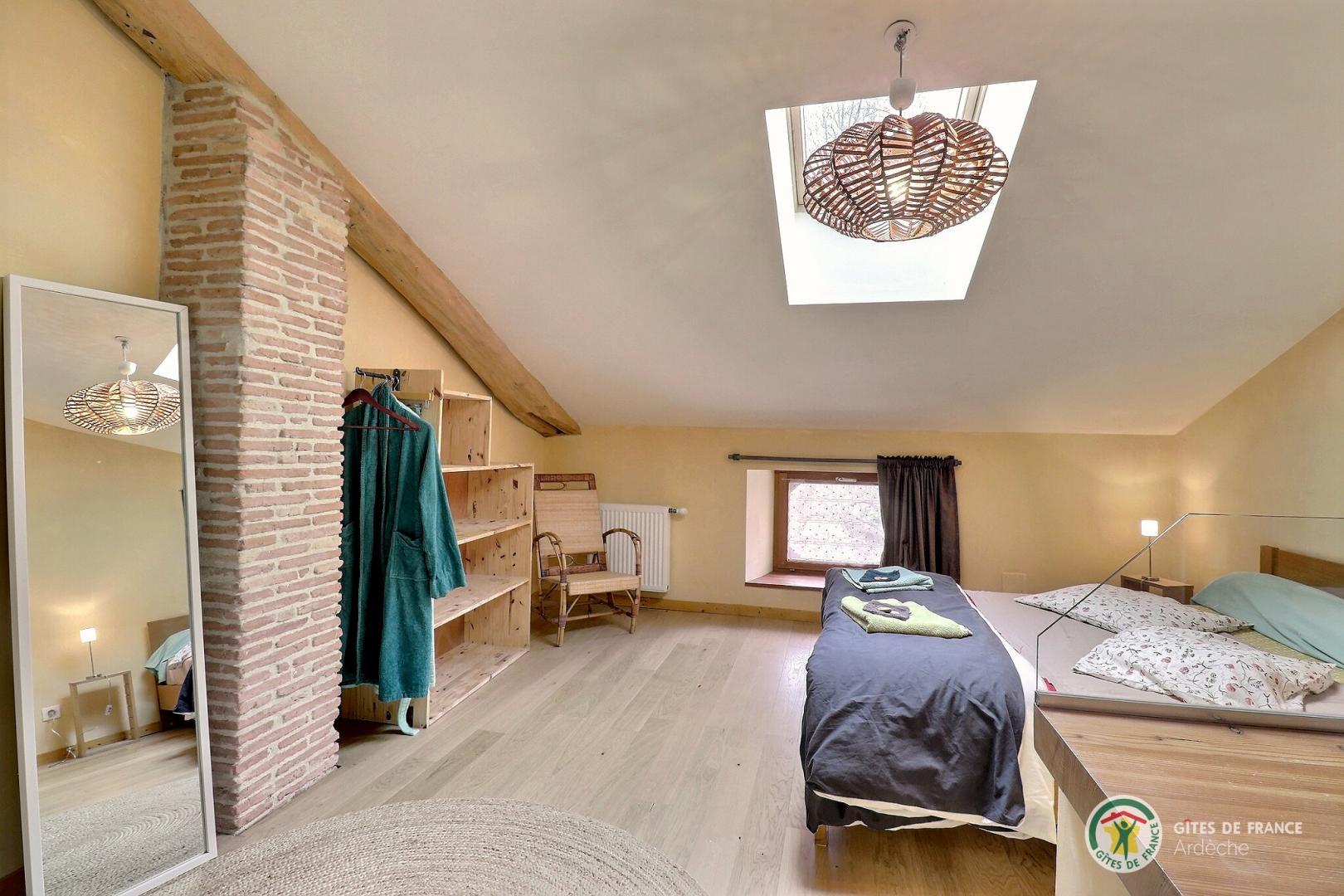 Chambre Passiflore avec lit en 140 photo 14