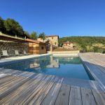 les maisons vue de la piscine les maisons vue de la piscine