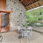Terrasse privative couverte