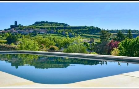 Piscine privative 6.50x2.80 prof 1.30 traitement au sel Gîte n°159701 Mirabel - Ardèche - Piscine privative 6.50x2.80 prof 1.30 traitement au sel